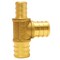 Apollo 3/4 in. x 1/2 in. x 3/4 in. Brass PEX Barb Reducing Tee APXT341234 - alternate 8